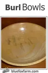 Reveal the beauty within the burl with a Burl Bowl; nature seldom makes a mistake, and there is always a silver lining...