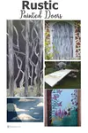 Make a unique opening for your dwelling or shed; Rustic Painted Doors...