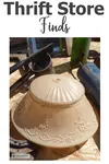 Thrift Store Finds are only one of many ways to add to your collection of intriguing junk to make into garden crafts; don't hesitate though, those hidden treasures won't wait...