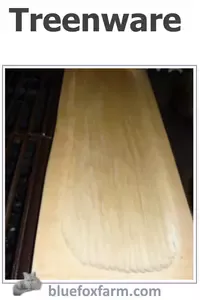 Treenware made from poplar trees is a way to add a primitive atmosphere to your kitchen and dining room; rustic kitchen utensils and tableware...