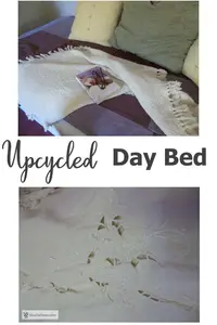 When guests are planning to visit, you need extra beds - this Upcycled Day Bed does double duty as a bed and a couch...