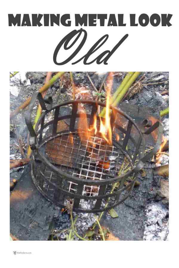 Making Metal Look Old patina, tarnish and rust