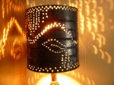 Punched Tin Lamp Shades