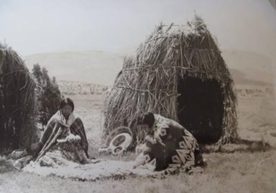 undated picture of Native women working