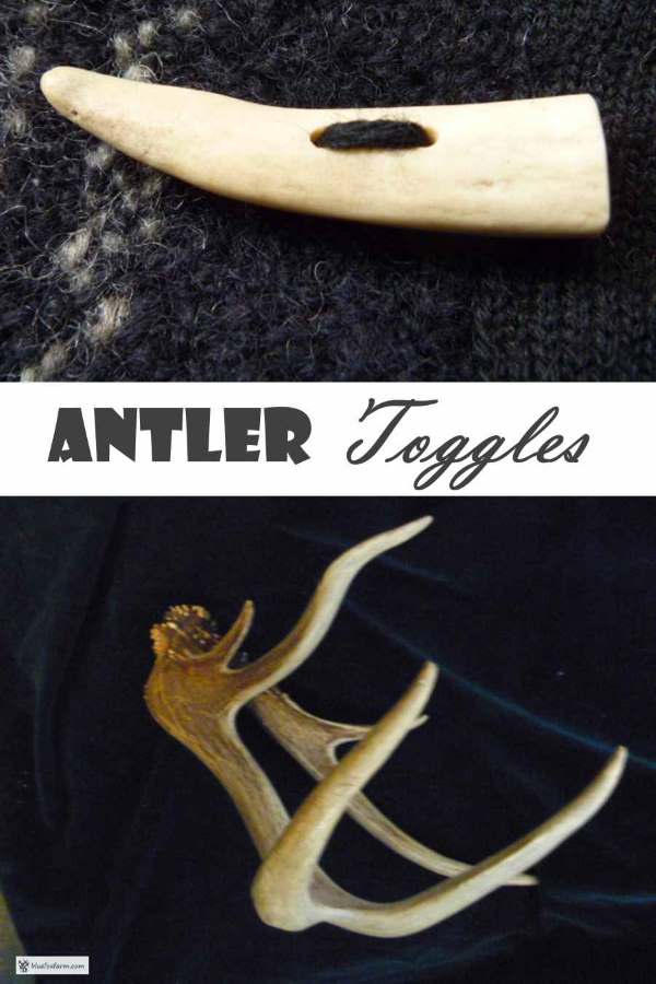 Antler Toggles for your hand woven or knitted garment...
