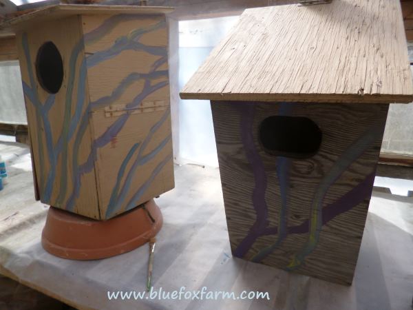The first stage of making these nesting boxes fabulous...