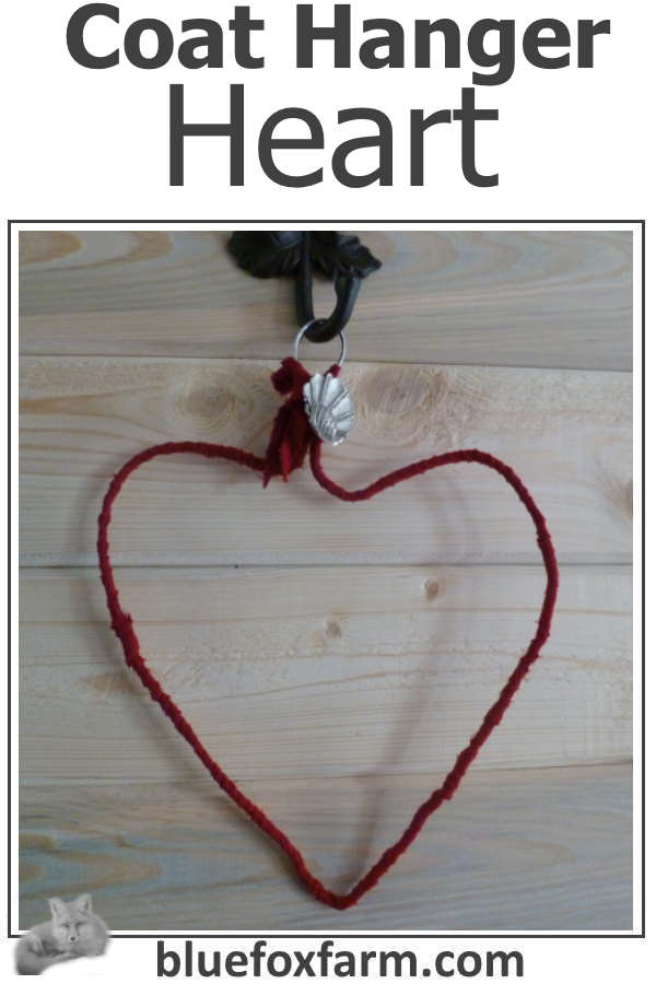 A primitive Coat Hanger Heart...