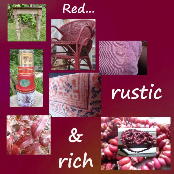 My Red and Rustic Theme...