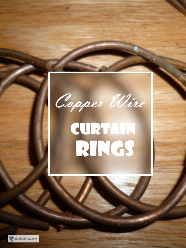 Copper Wire Curtain Rings