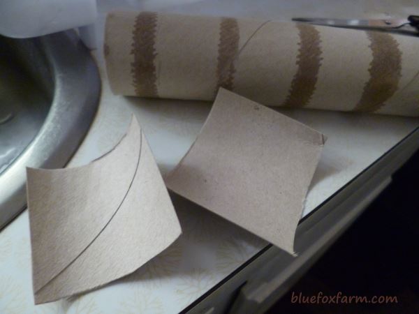 Paper towel rolls are curved just right