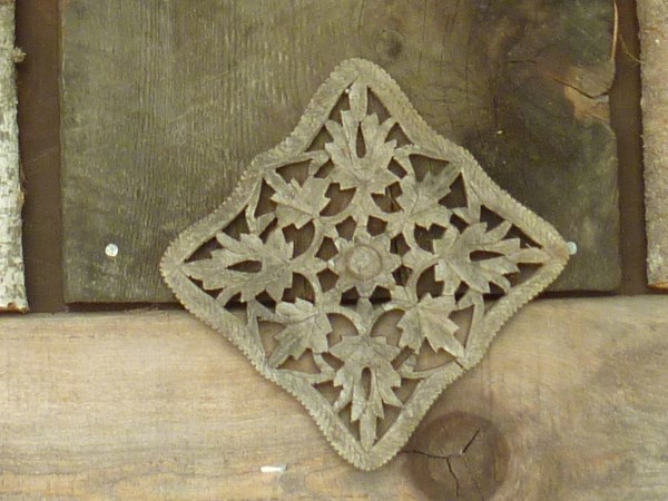 Carved Wooden Trivet