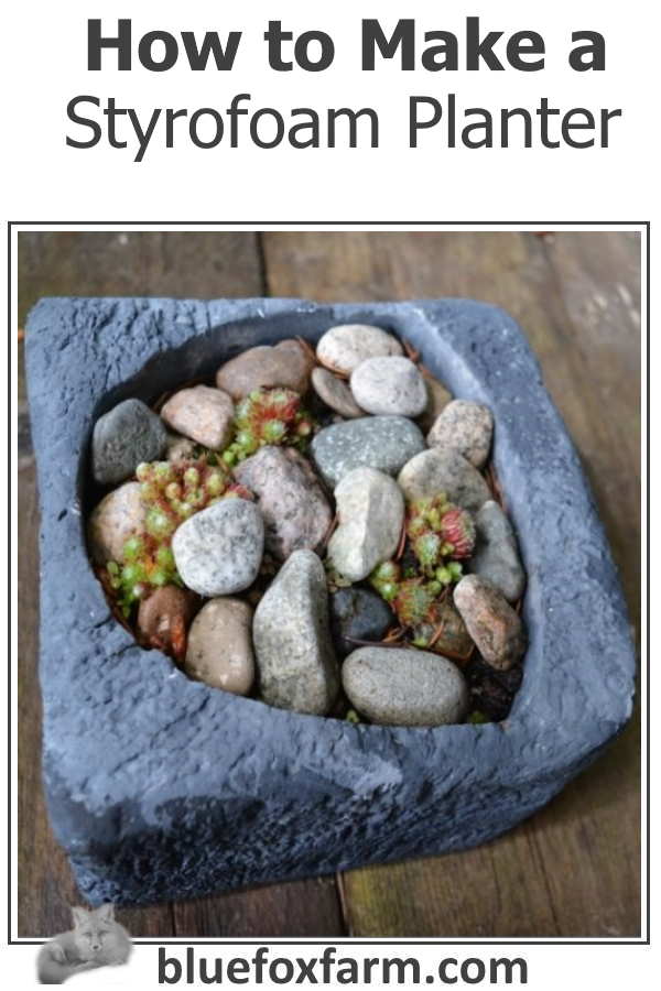 Kako napraviti kamenu baštensku sadilicu u blenderu