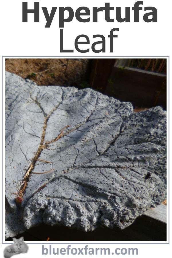 Hypertufa Leaf