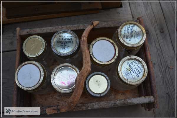 Mason Jar Storage - for small bits and pieces