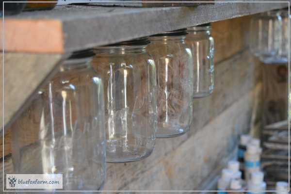 Mason Jar Storage - for small bits and pieces