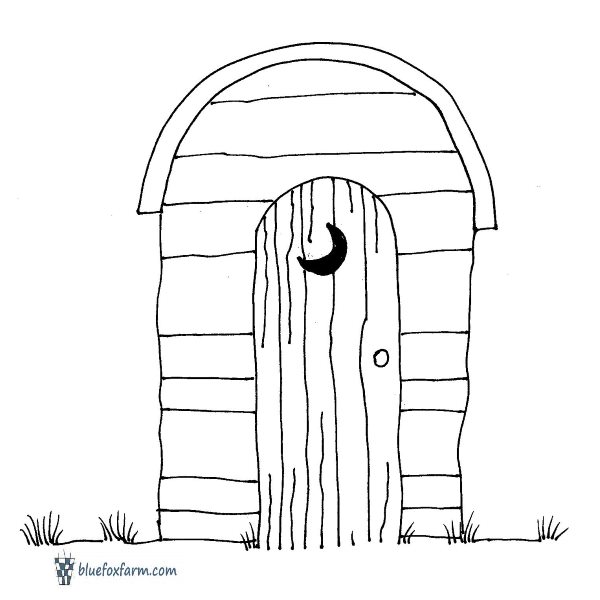 Hillbilly Clipart - outhouse