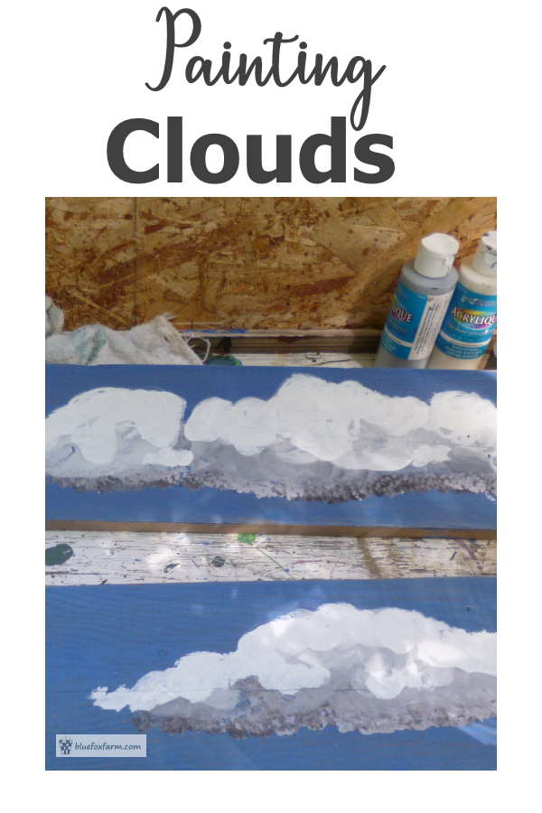 Painting Clouds isn't as difficult as it looks...