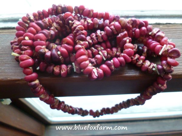 Pomegranate Seeds made into beads - how spectacular...