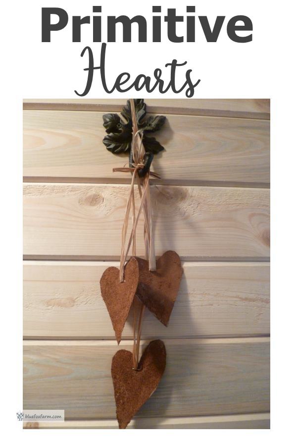 Rustic Painted Twig Wooden Heart Decoration - DIY & Crafts