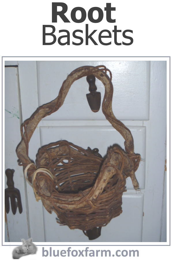 Root Basket hanging on a drawer