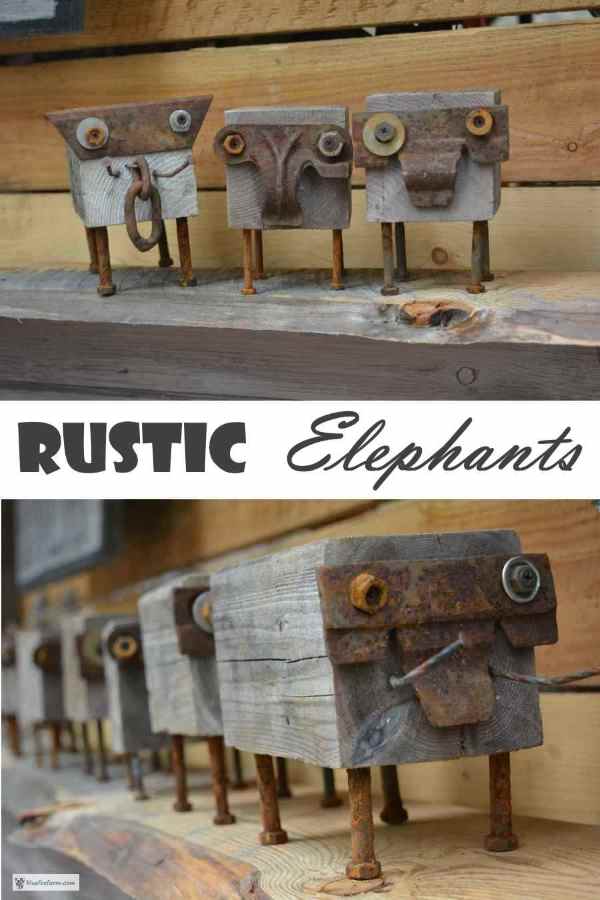 Rustic Elephants
