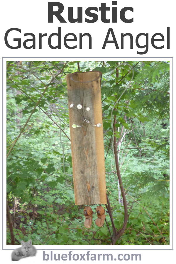 Create your own Rustic Garden Angel out of salvaged bits and pieces...