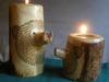 Carved Candle Holders