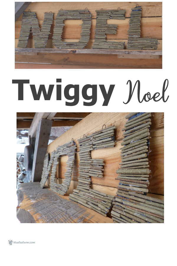Twiggy Noel - Twig Monogram Letters