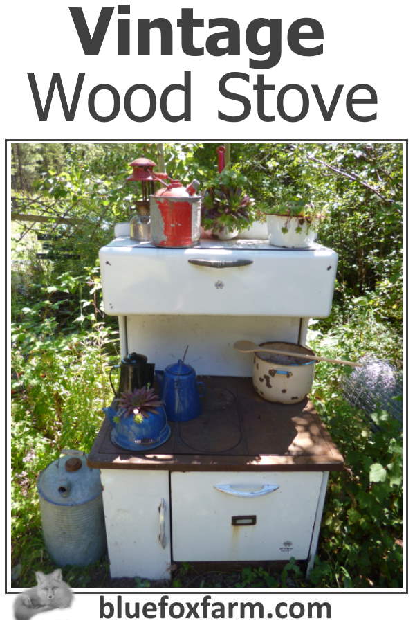 Vintage Wood Cook Stove - rustic junk