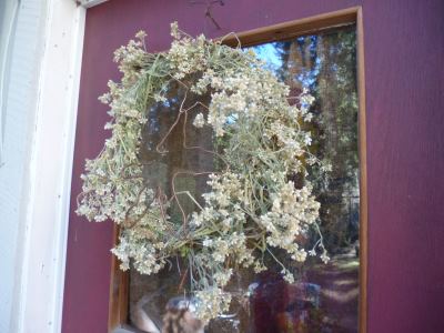 Weedy Wreath to add a rustic touch...
