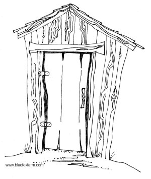 Hillbilly Outhouses Coloring Pages