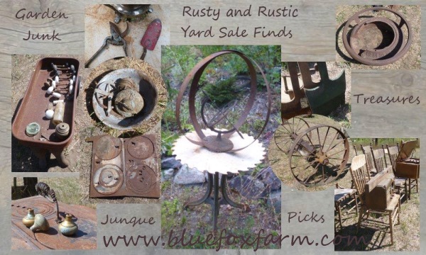 Rustic and Rustic yard sale finds...