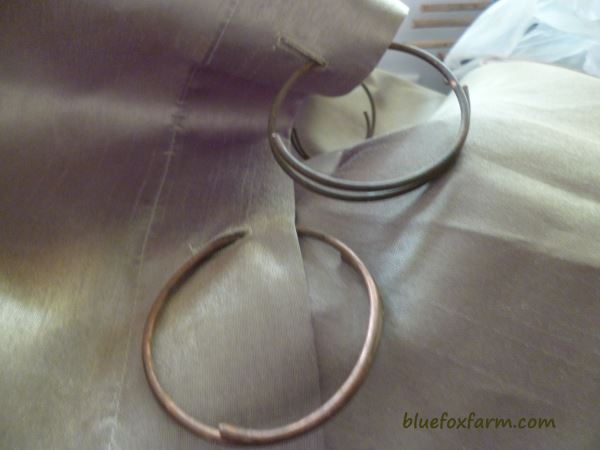 Revised version of the copper wire curtain rings