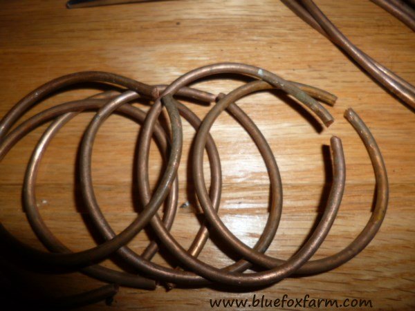 Copper Wire Curtain Rings