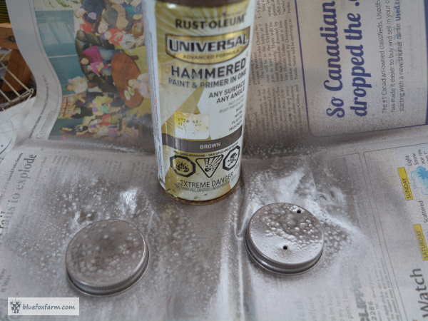 Rustoleum Hammered Bronze spray paint