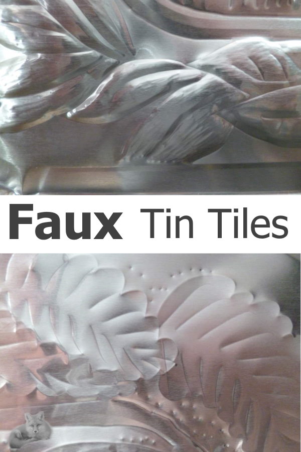 Faux Tin Tiles for a touch of vintage