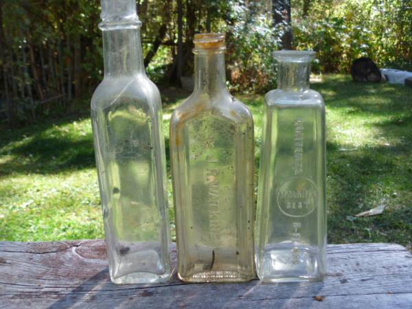 Antique Glass Bottles