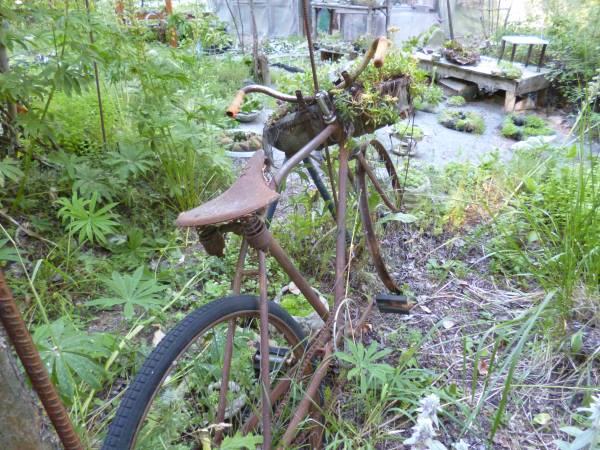 Antique Newspaper Delivery Bicycle