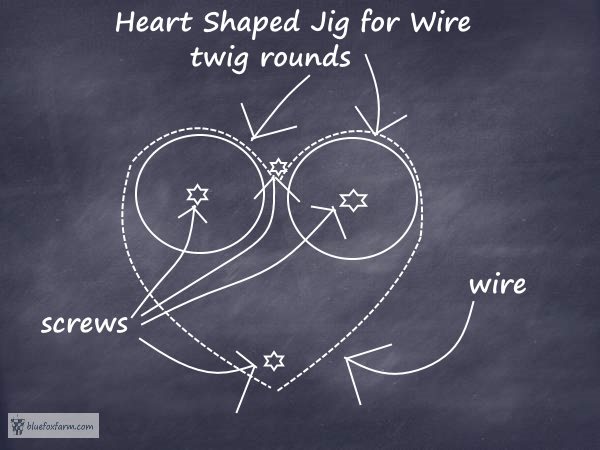 How to Make a Quick Wire Heart Shaping Jig and create your own hearts...