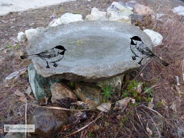 Rustic Hypertufa Birdbath - it's sure to attract birds and humans alike