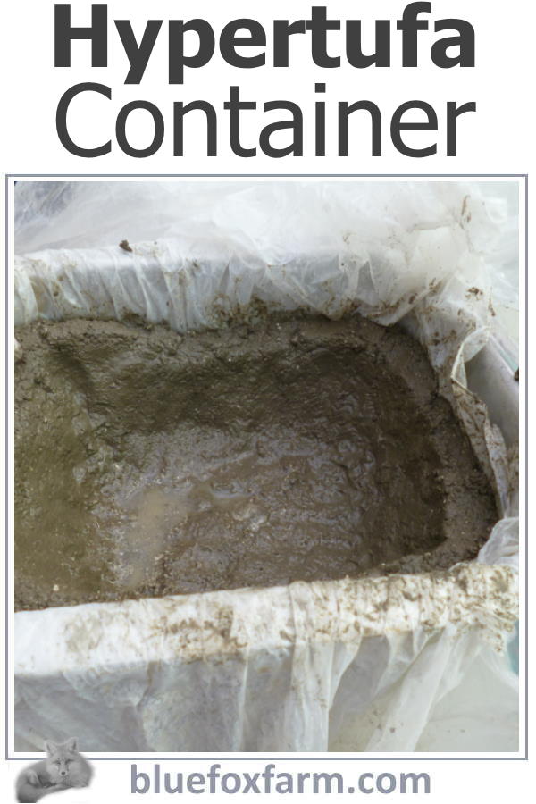 Hypertufa Container