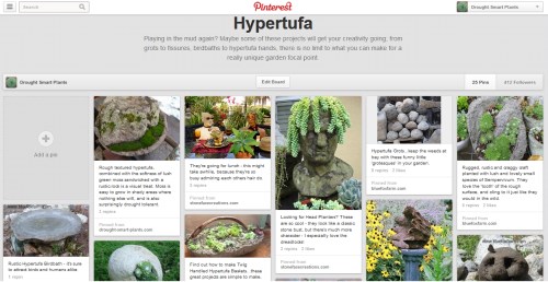 Follow the Hypertufa board on Pinterest