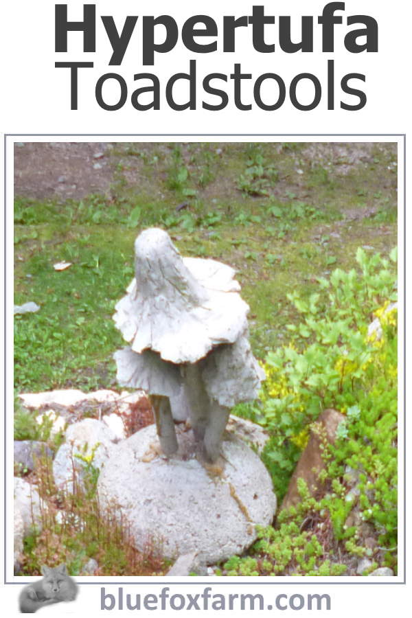 Hypertufa Toadstools