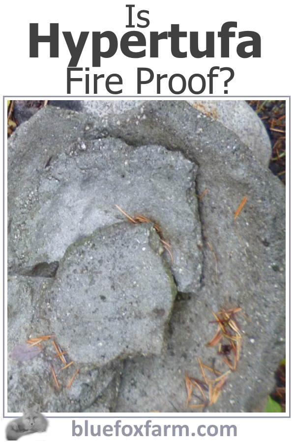 Is Hypertufa Fireproof?  Let's find out...