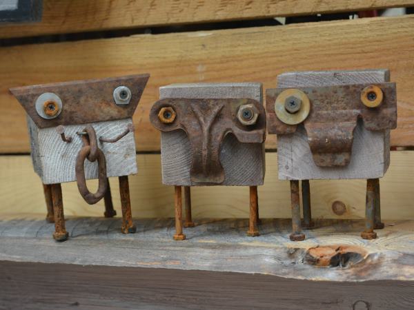 Rustic Elephants