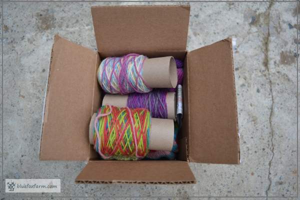 Care package of hand knitted socks
