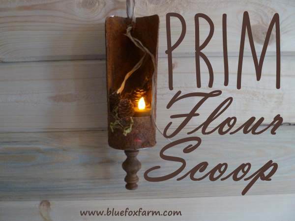Prim Flour Scoop Lantern