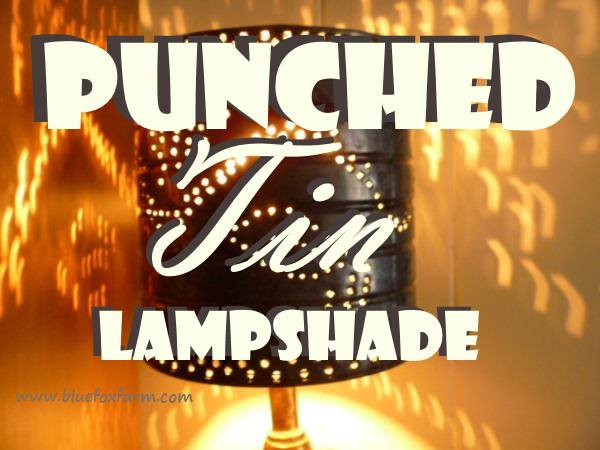 Punched Tin Lampshade