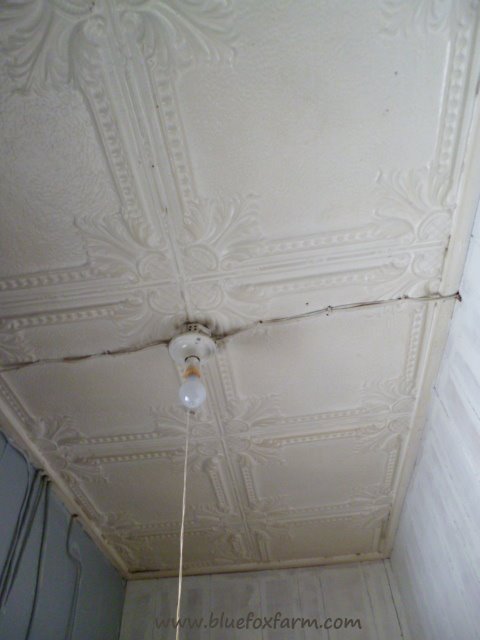 The Real Thing; pressed tin ceiling tiles...