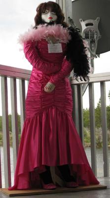 Red Lady Scarecrow